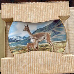 Bradford Exchange W. S. George The Vicuna Cira 1991 Collector's Plate
